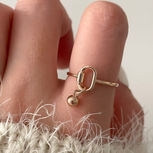 Ball Charm Ring