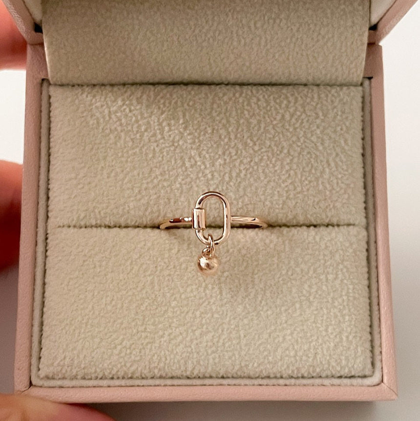 Ball Charm Ring