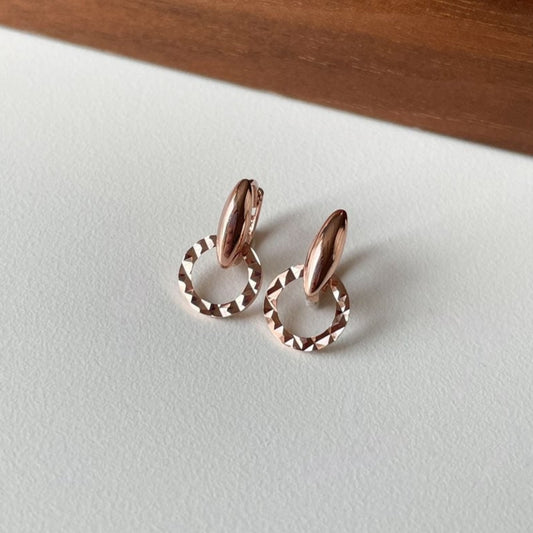 Circle Drop Earrings
