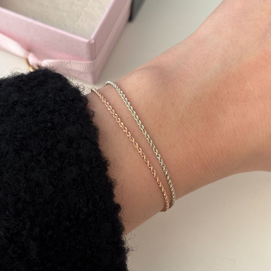 Two Row Chain Bracelet