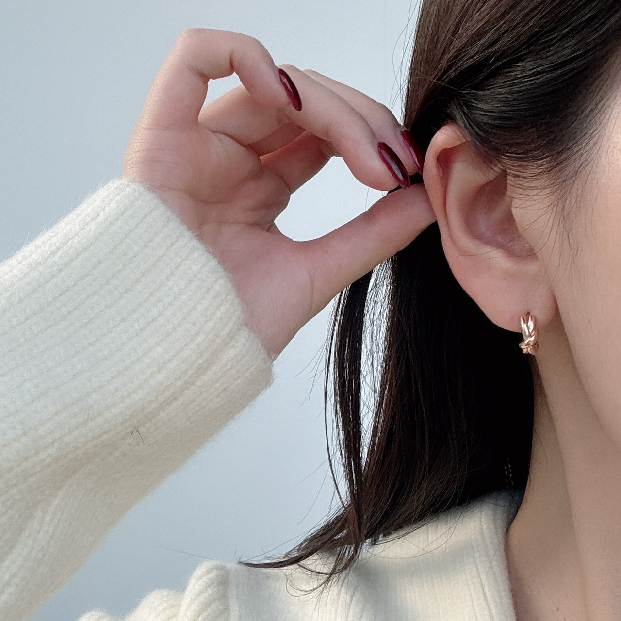 Braided Hoop Earrings