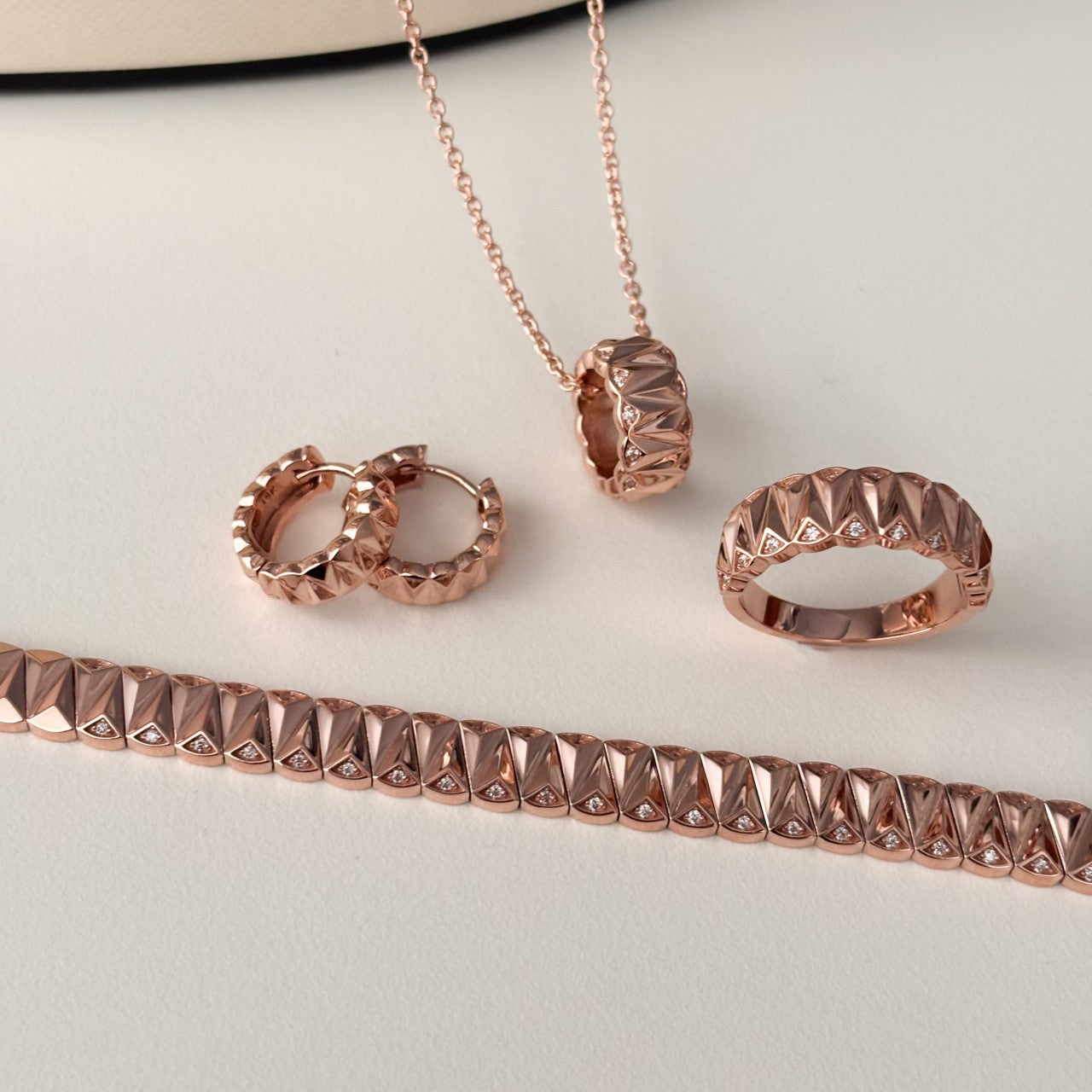 Textured Hoop Earrings