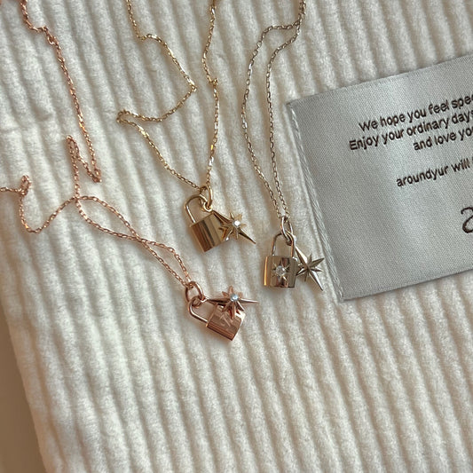 Star Lock Necklace