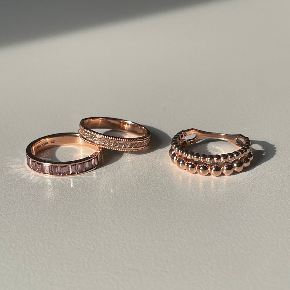 Two Row Bead Ring