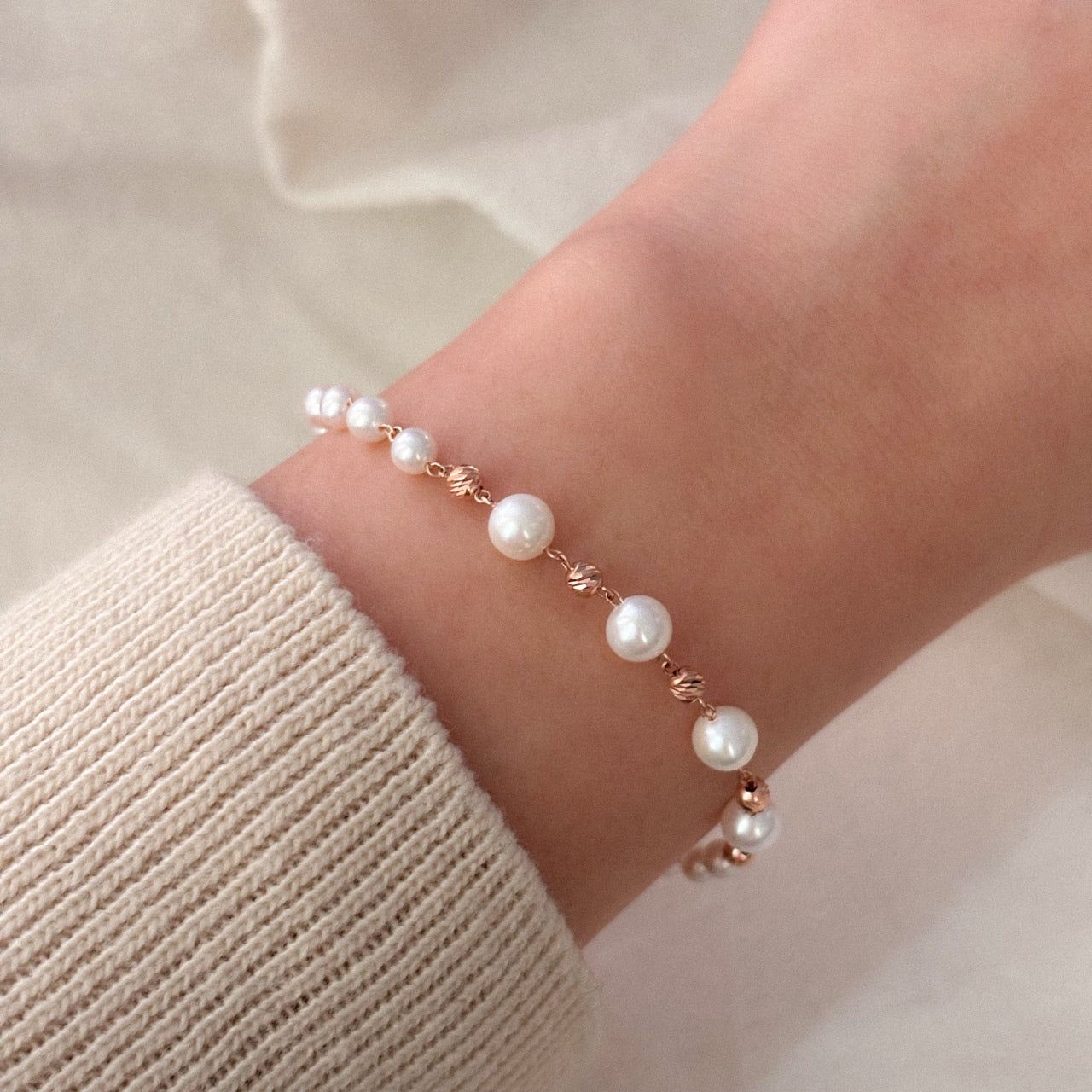 Pearl Station Bracelet