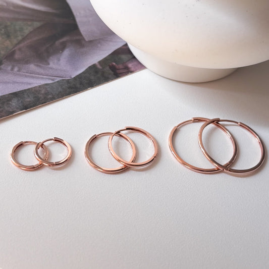 Slim Hoop Earrings