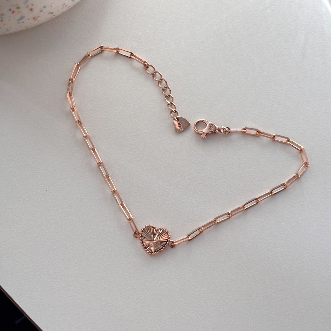 Heart Chain Bracelet