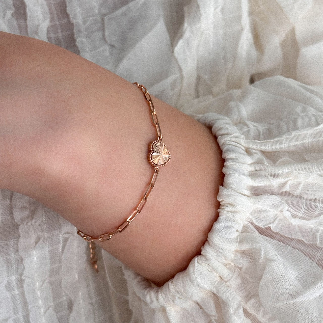 Heart Chain Bracelet