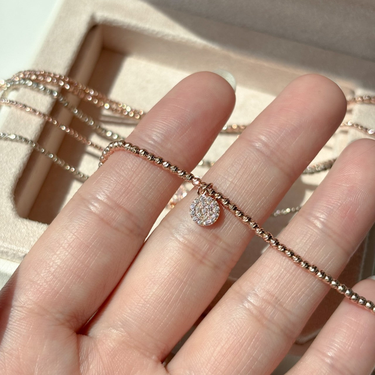Disc Beaded Bracelet