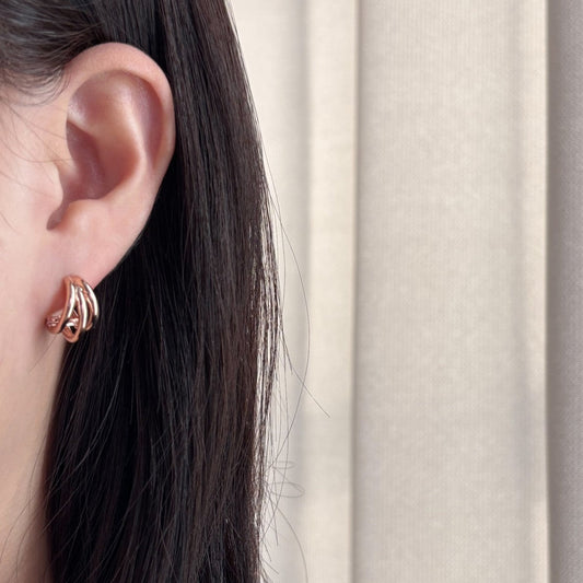 Triple Hoop Earrings