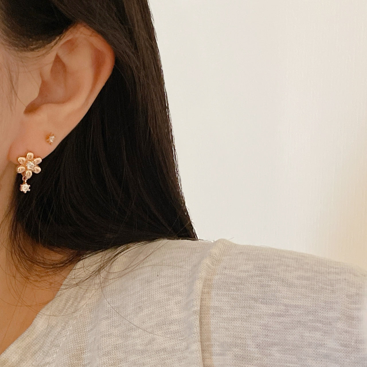 Flower Dangle Earrings