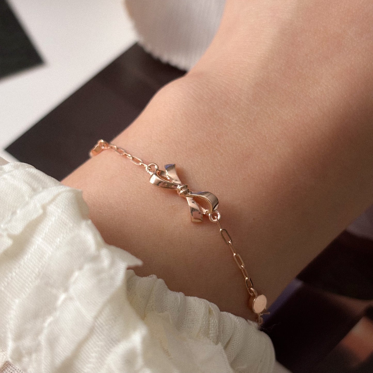 Bow Chain Bracelet