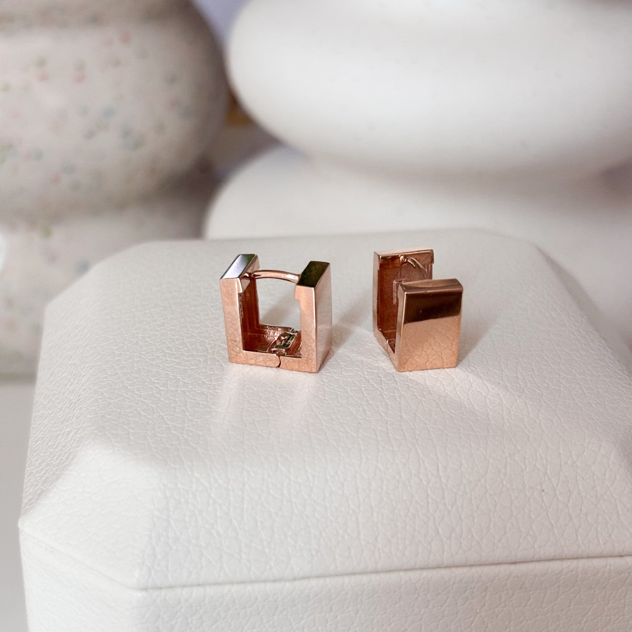 Rectangle Hoop Earrings