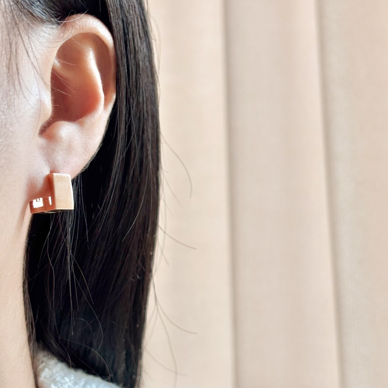 Rectangle Hoop Earrings