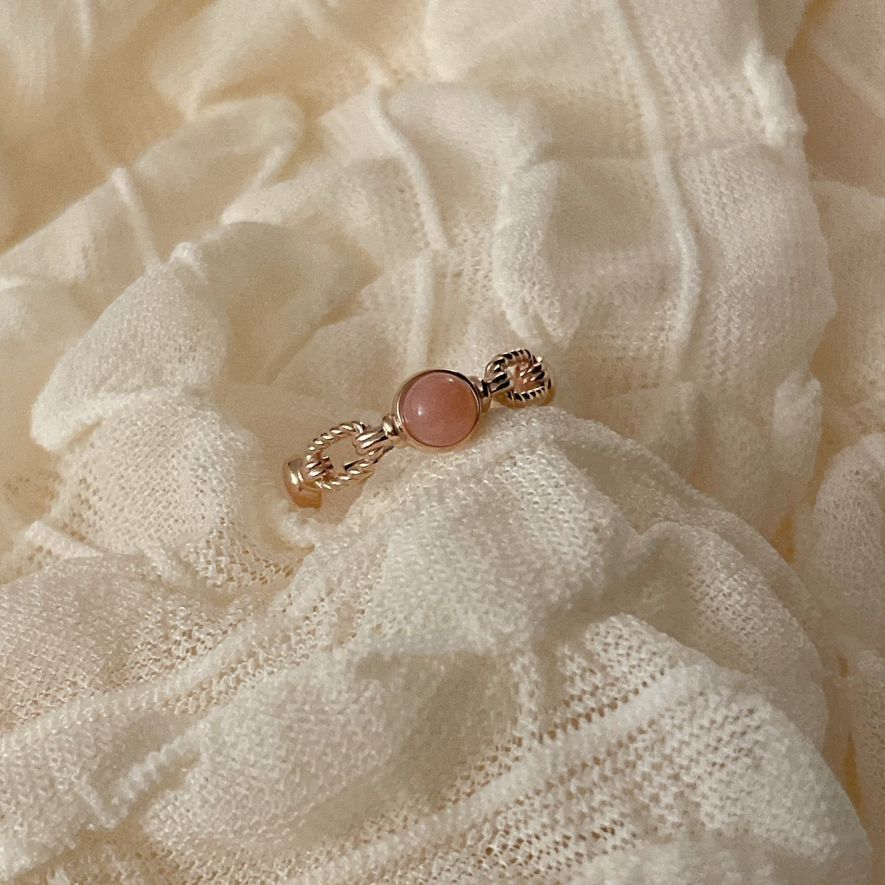 Pink Opal Ring