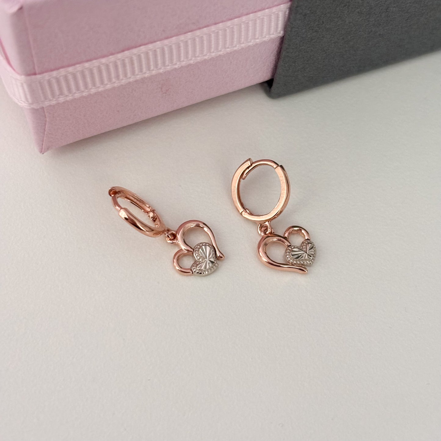 Heart Dangle Earrings
