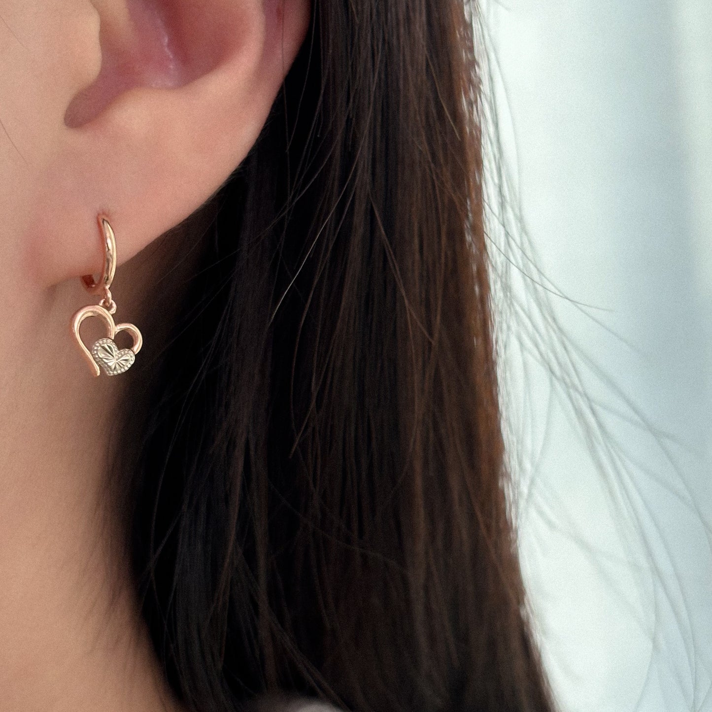 Heart Dangle Earrings