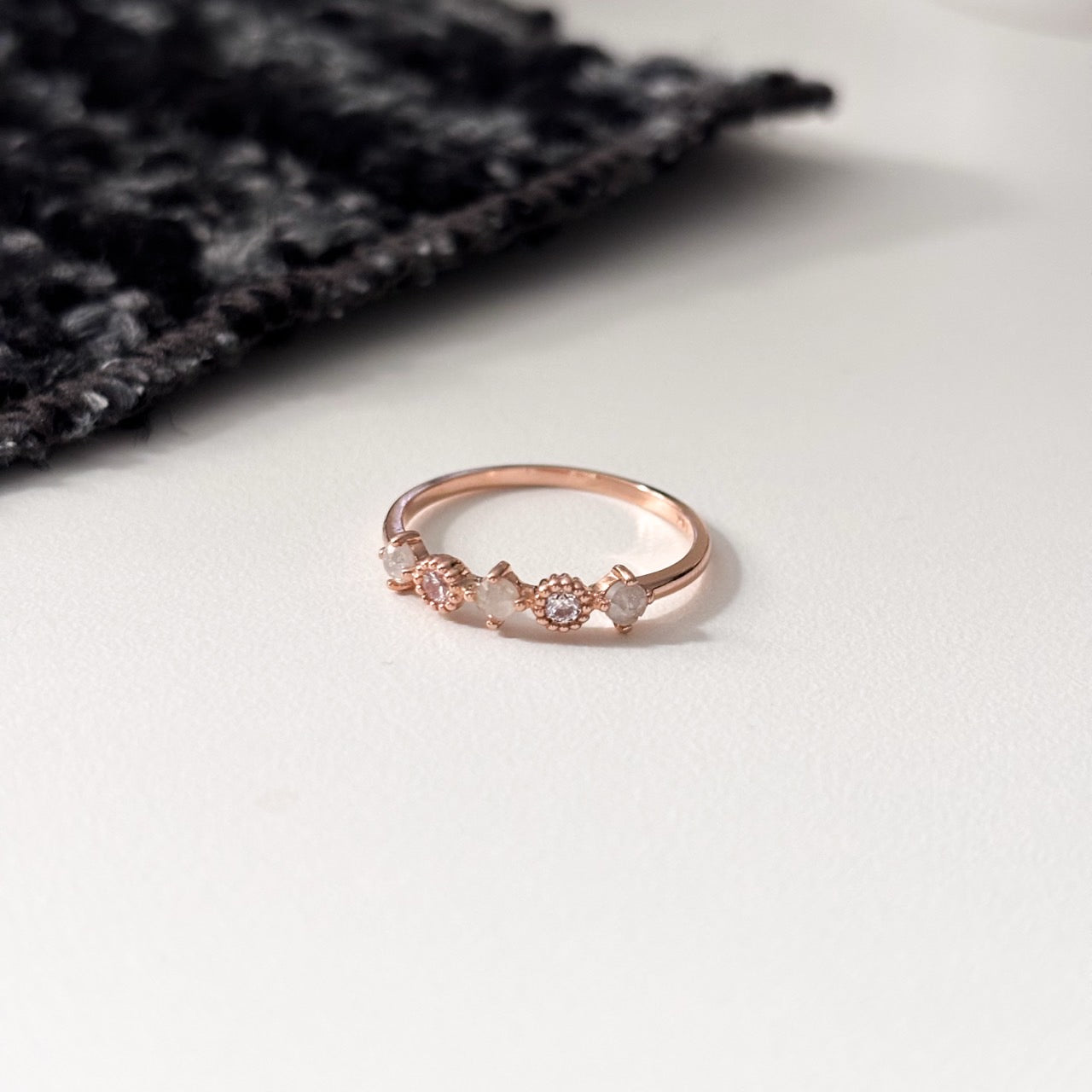 Gray Diamond Ring