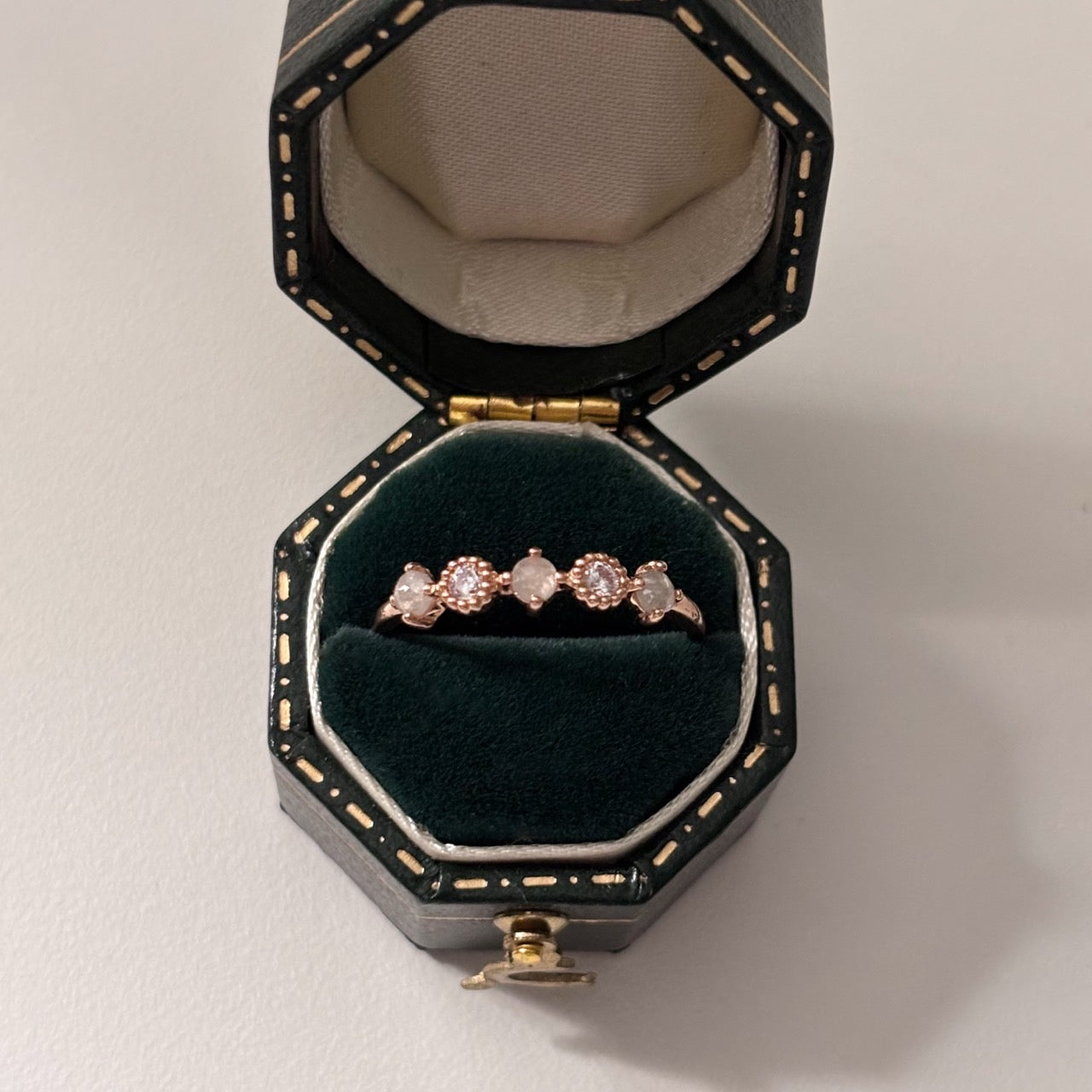 Gray Diamond Ring
