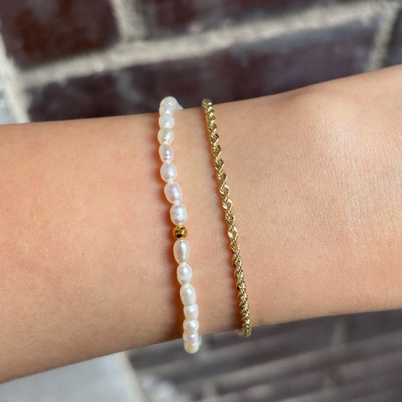 Rice Pearl Bracelet