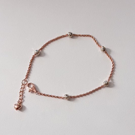Two Tone Ball Bracelet