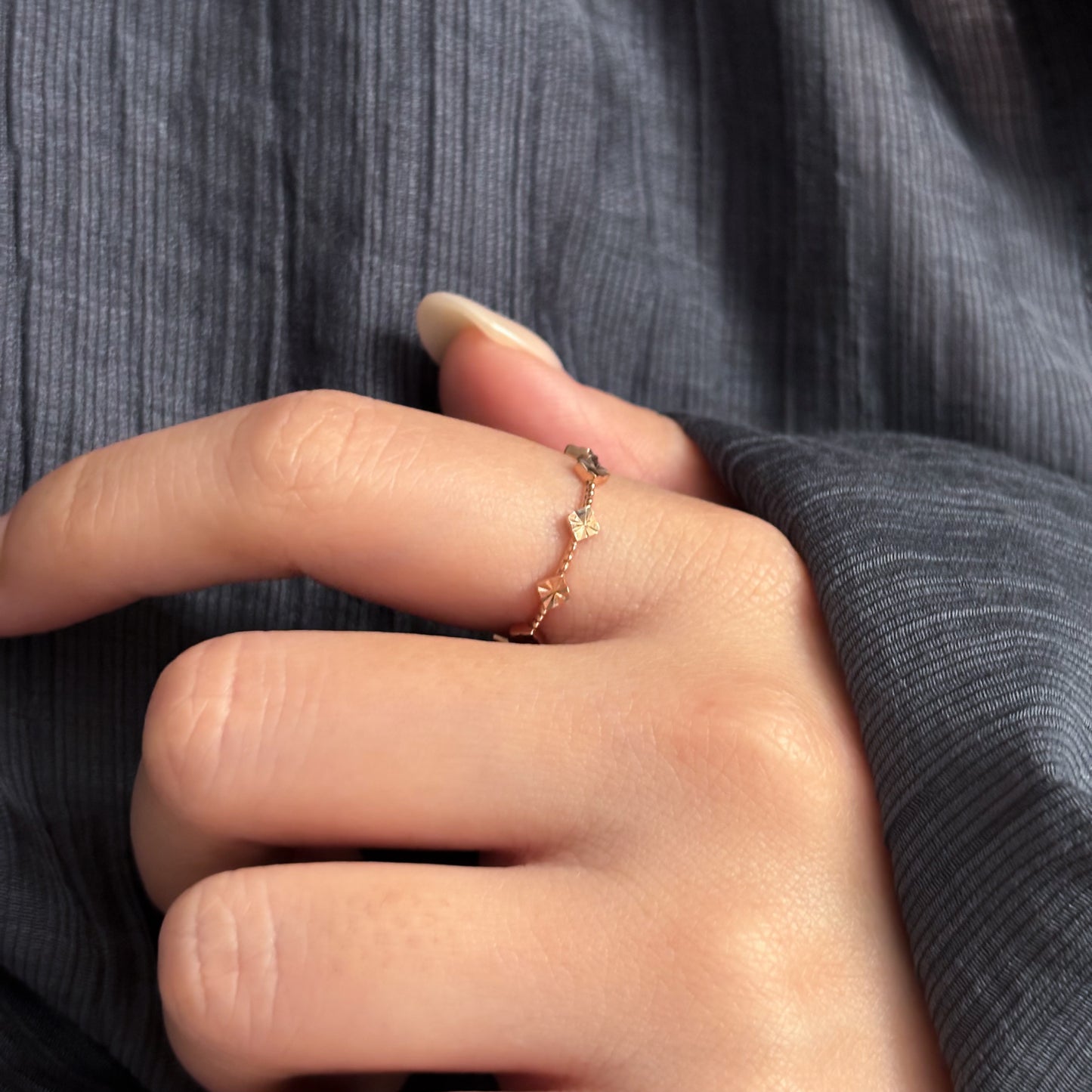 Geometric Stacking Ring