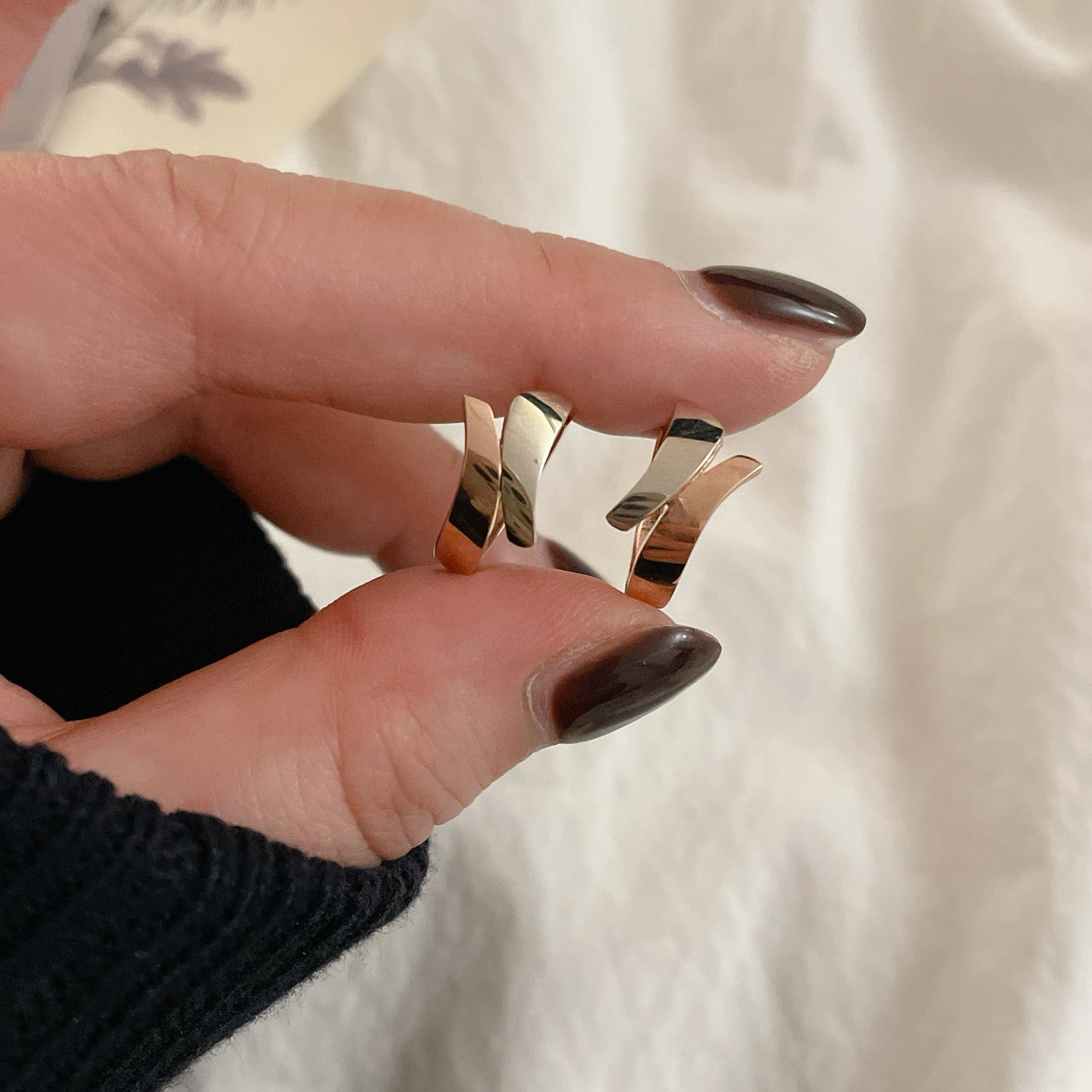 Two Tone Earrings