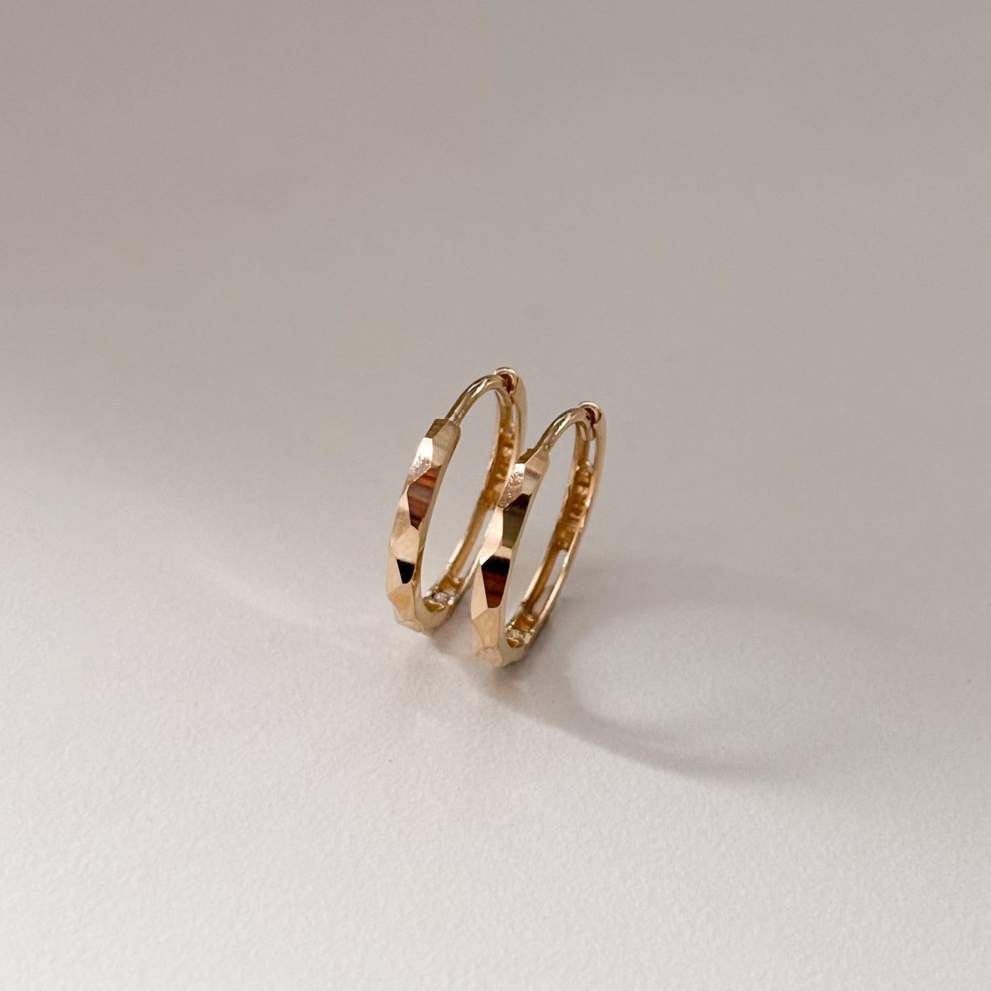 Textured Hoop Earrings