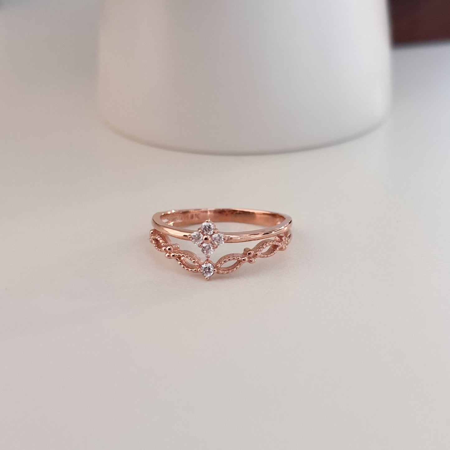 Floral Band Ring