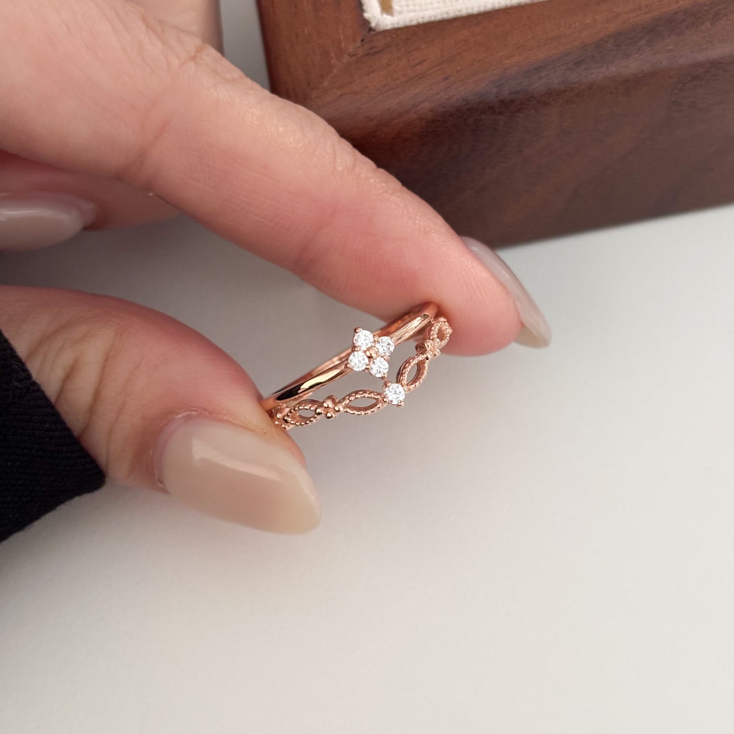 Floral Band Ring