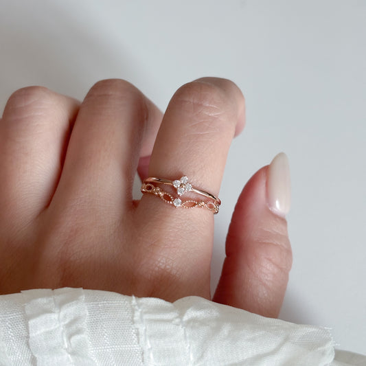 Floral Band Ring