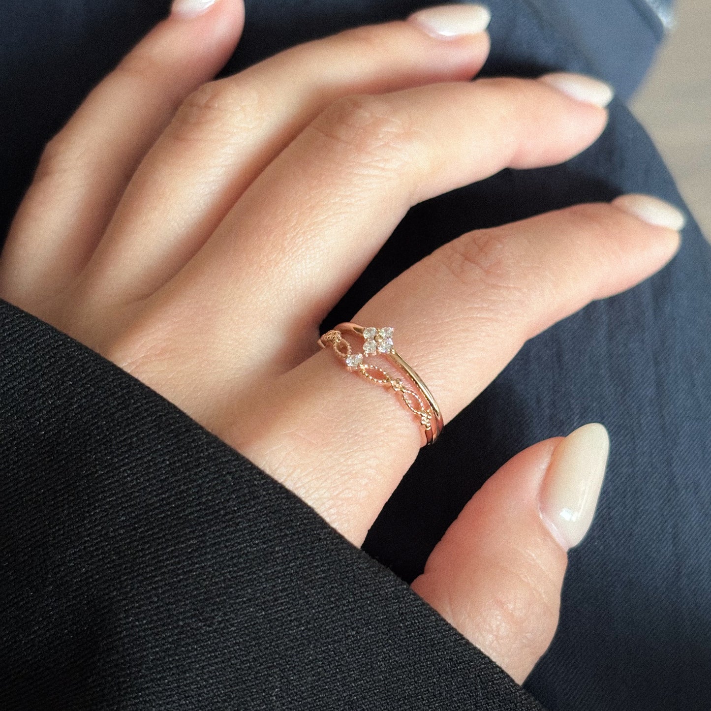 Floral Band Ring