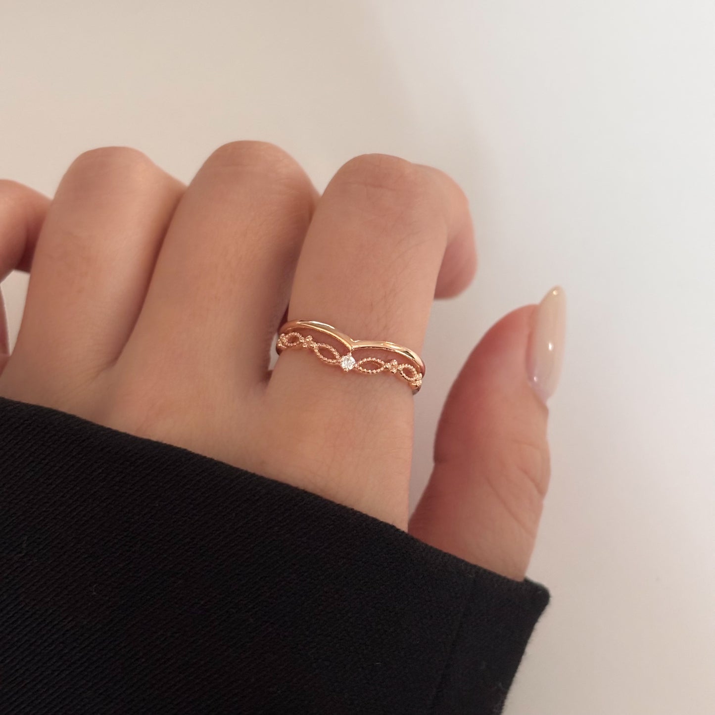 Floral Band Ring