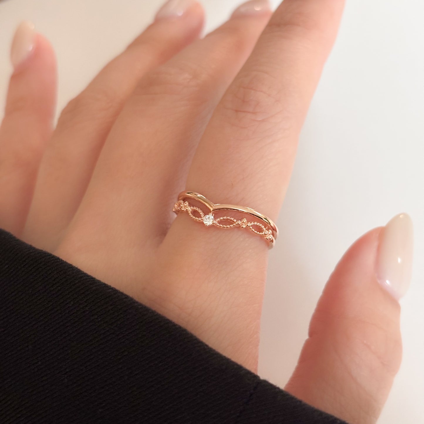 Floral Band Ring