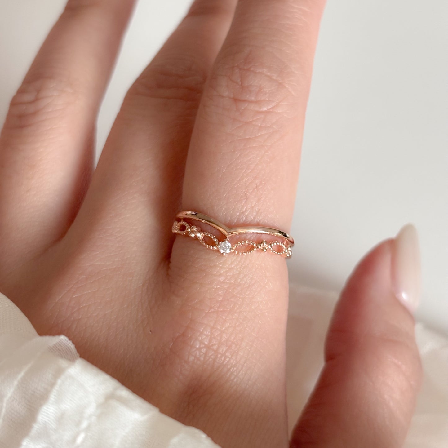 Floral Band Ring