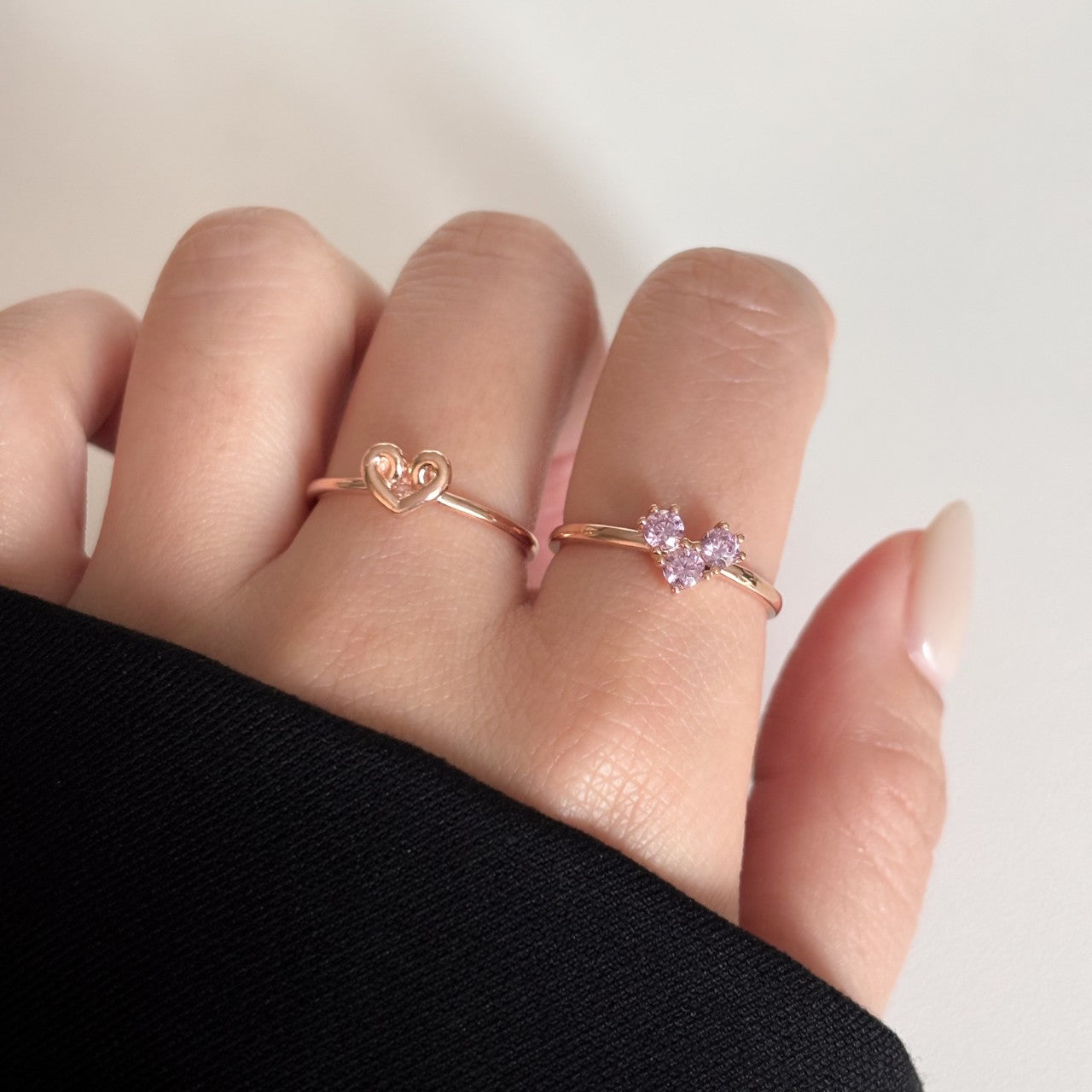 Pink Heart Ring