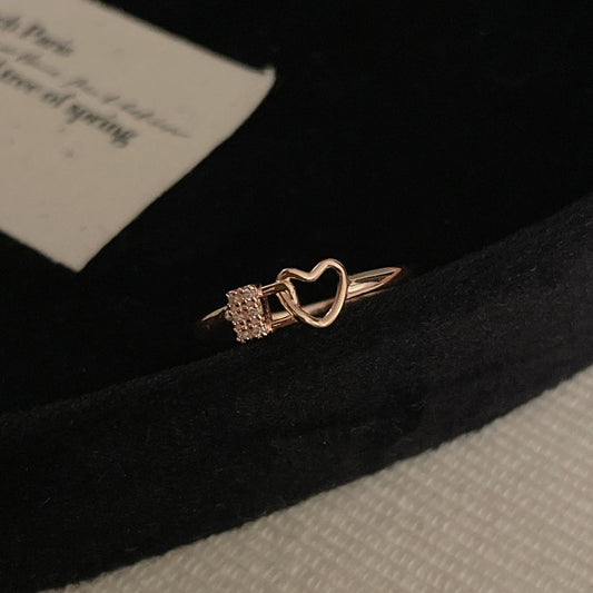 Heart Lock Ring