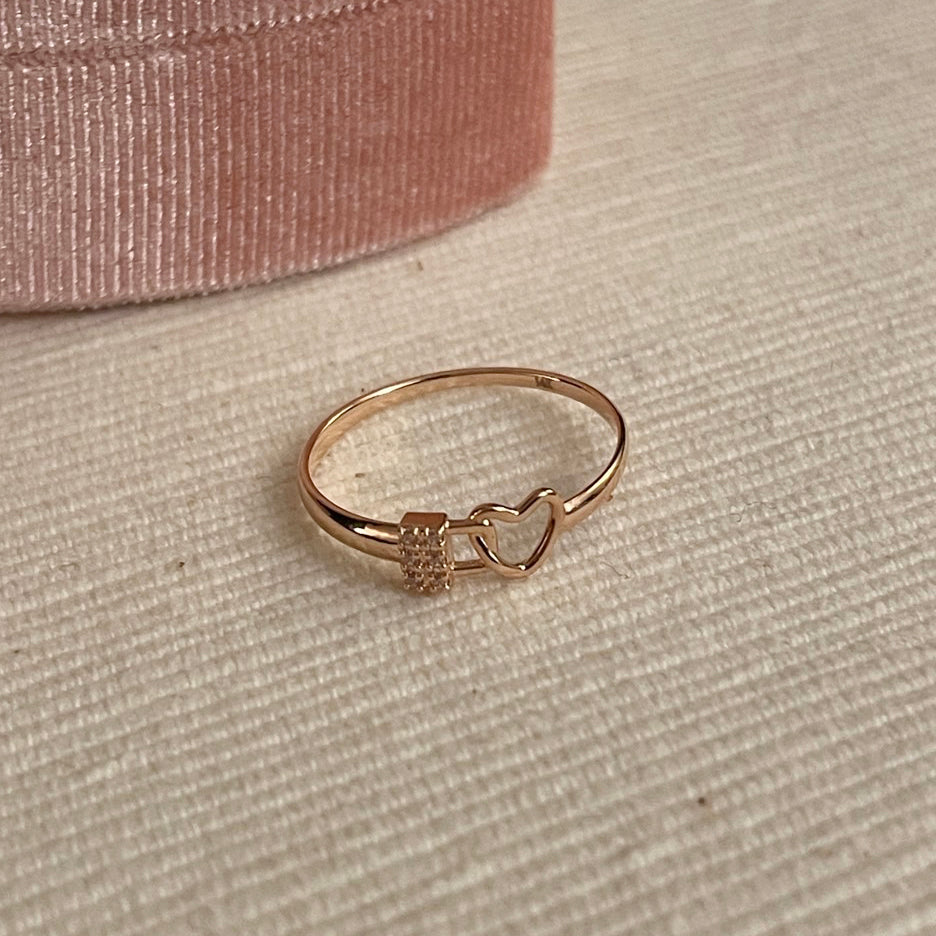 Heart Lock Ring