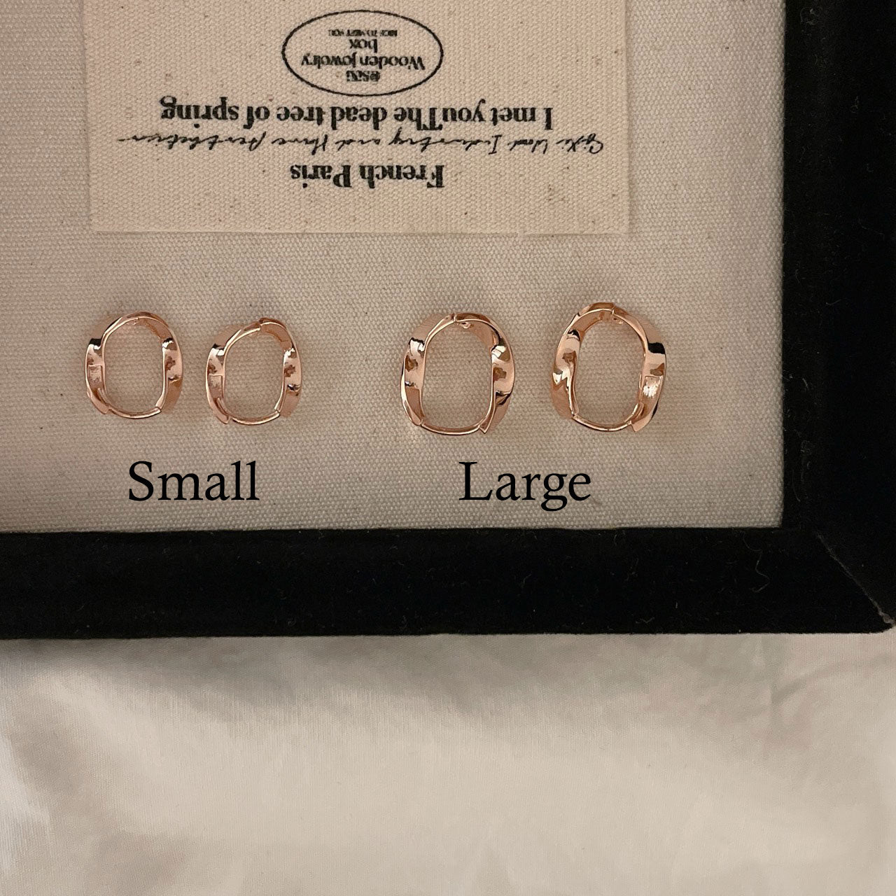 Wavy Hoop Earrings