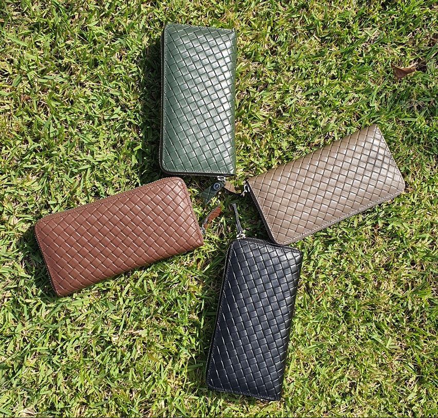 Large Woven Print Wallet