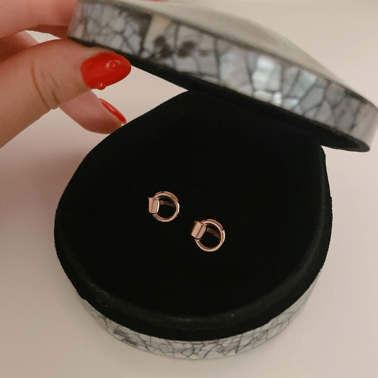 Open Circle Earrings
