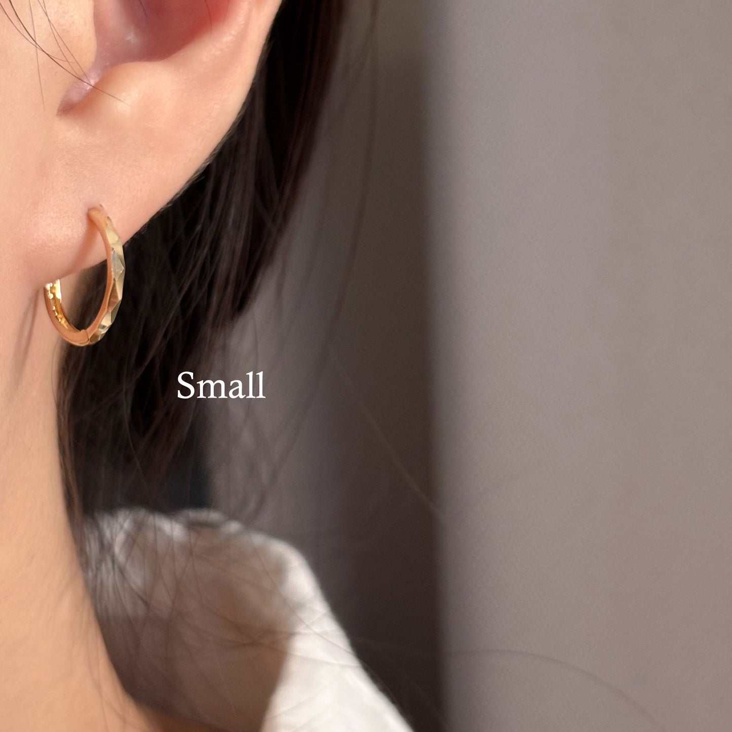 Textured Hoop Earrings