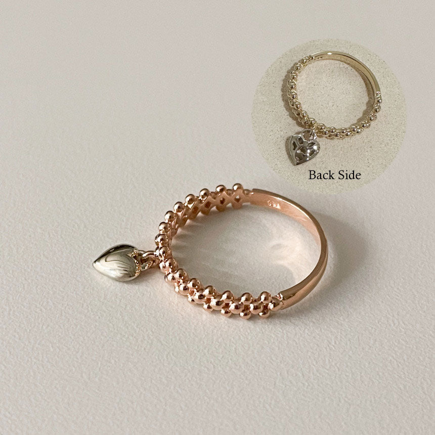 Heart Dangle Ring