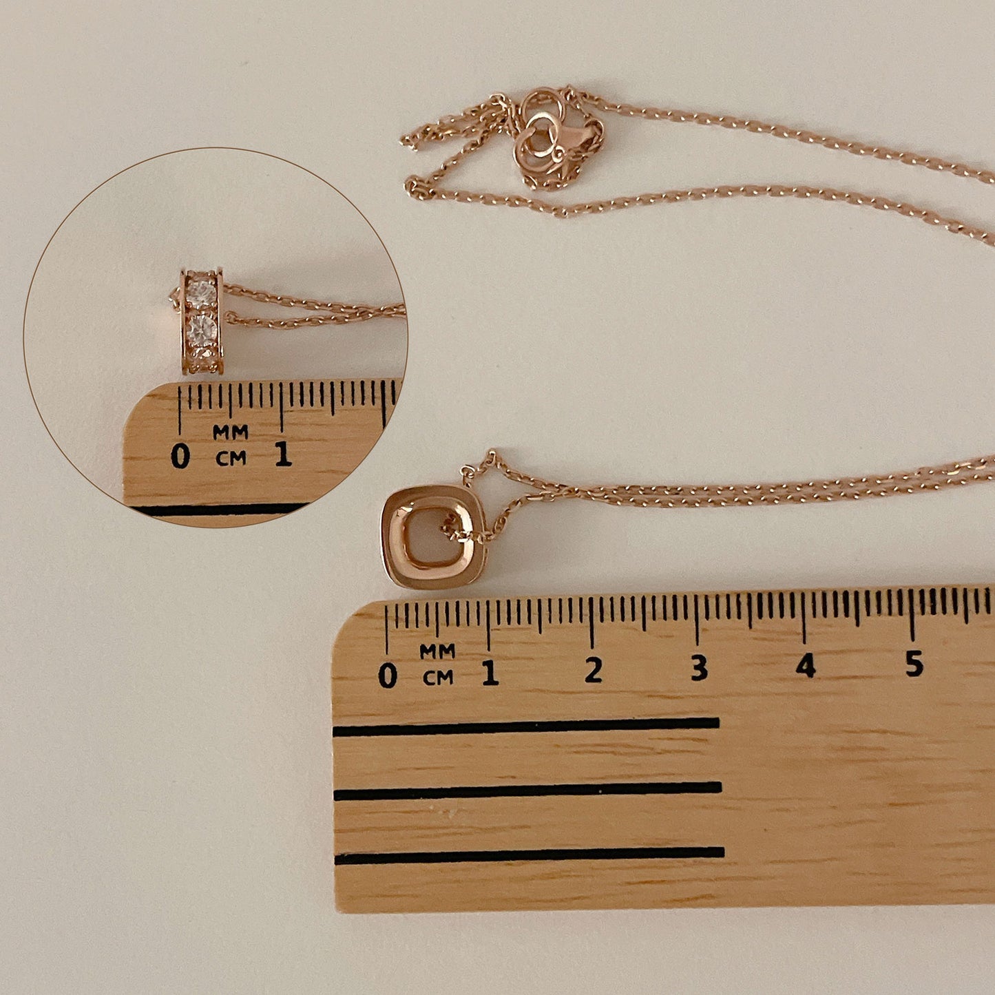 Cushion Square Necklace