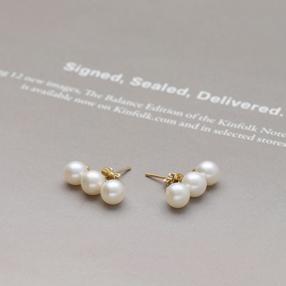 Triple Pearl Piercing