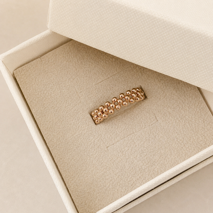 Beaded Bubble Ring