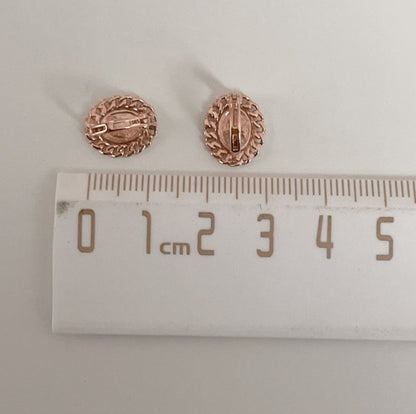 Coin Chain Hoop Earring