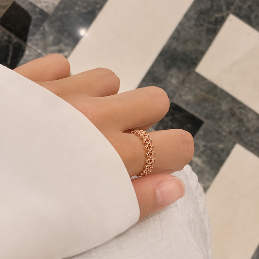 Beaded Bubble Ring