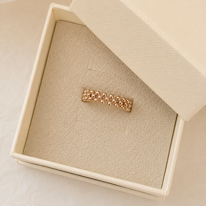 Beaded Bubble Ring
