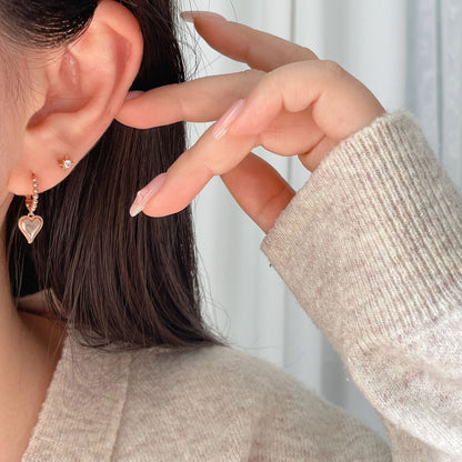 Heart Dangle Earrings